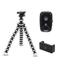 Photron Gorilla Tripod/Mini 33 cm (13 Inch) Tripod for Mobile Phone with Phone Mount & Bluetooth Remote | Flexible Gorilla Stand for DSLR & Action Cameras, PHOC500