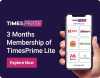  3 Months Membership of TimesPrime Lite Worth Rs.399 for 25 supercoin
