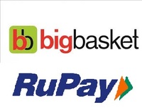 Bigbasket - 15% off upto Rs.300 on RuPay credit cards (May Month)
