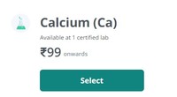 Pharmeasy Free Calcium Test worth 99/-