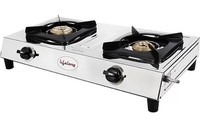 Lifelong Stainless Steel 2 Burner, ISI Certified Stainless Steel Manual Gas Stove