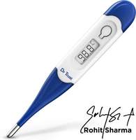 Dr. Trust DT-025 Waterproof Flexible Tip Digital Model no. 604 Thermometer  (White)