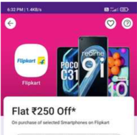 ( New Code): Phonepe Flipkart Mobile 250 Discount code ( No min order)