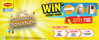 Win cool prizes every hour Maggi summer bonanza (Ac, Fridge, etc)