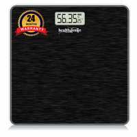 Healthgenie Digital Weight Machine For Body Weight Thick Tempered Glass LCD Display Weighing Scale with 2 Years Warranty