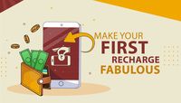 ₹50 cashback on your first recharge on IndusMobile 