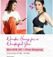 Zivame Flash Sale : Min 60% off + Free Shipping till 12 pm