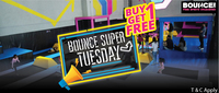 Bounce Super Tuesday : Buy 1 Get 1 FREE every TUESDAY all day