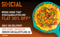 SOCIAL : Flat 50% off + Free Delivery Every Wednesday 