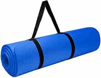 MAXWELL® Premium Yoga Mat(SIZE-4mm) for Women and Men with Carrying Strap Extra Thick (Qnty-1 Pcs)