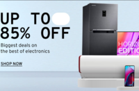 CliQ Fiesta Weekend Binge - Up to 85% off on Electronics + extra 2000 off via Banks offer