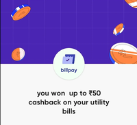 Cred bounty - up to 50 Cashback on Utility Bill payments (Till 14th May 11.30AM)