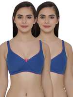 Clovia Women's (Pack of 2) TShirt Non Padded Bra