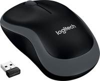 Logitech B175 / Optical Tracking, 12-Months Battery Life, Ambidextrous Wireless Optical Mouse  (2.4GHz Wireless, Black)