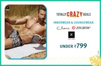 Ajio Totally Crazy Deals - Innerwear and Loungewear by Clovia, Zivame, etc under Rs.799 up to 90% off