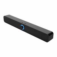 IKALL IK12 12W 2.0 Channel USB Wireless Soundbar - Black