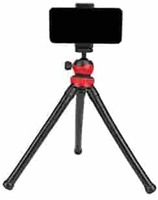 Photron 33.02 cm (13 Inch) Flexible GorillaPod Tripod Octopod 800 with Ball Head & Mobile Holder for Smart Phone, Mobile Phone, Camera, GoPro, Red/Black