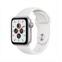 Apple Watch SE Cellular + GPS (40mm) Silver Aluminium Case with White Sport Band with CITI Bank cards