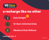 Vi Hero Unlimited prepaid plans launched – Plans offer weekend data rollover, binge all night, and more