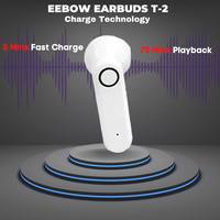 EEBOW Earbuds T-2 True Wireless Earbuds with Upto 56 Hours Playtime, Bluetooth V5.0 & Voice Assistant Support for Mobile Phones