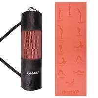 beatXP Surya Namaskar Yoga Mat (6mm) For Men and Women | Exercise Mat | Floor Mat