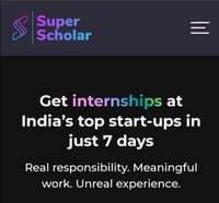 Internship at Ola, Swiggy, Cred
& many more hottest startups
for FREE