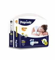 Papimo New Born Baby Diapers with Aloe Vera, (2.0 kg - 4.0 kg) (86 count)