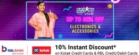 Flipkart Electronics Sale (24 - 29May) - Up to 80% Off + Extra 10% Kotak & RBL CC/DC Bank Discount