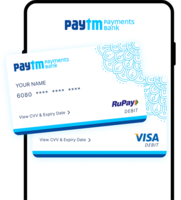 Paytm Bank Visa Debit Card - Get 1% Cashback Upto 150 On Credit Card Bill Payment