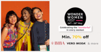 Amazon Wonder Women Fest  Upto 70% off on Biba, Vero Moda & More [ 24th - 28th May ]