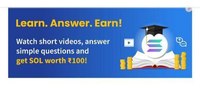 Coindcx Learn and Earn Event: Get ₹100 worth of Solana