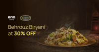OneCard Behrouz Biryani Offer : Get 30% off on tasty biryani from Behrouz