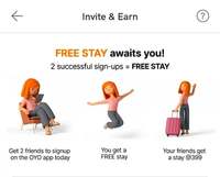 OYO Rooms : Get Free Stay On 2 refer (Only Need Sign-up)