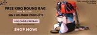  Kiro Beauty : Free Vegan Leather Bag Worth ₹1500 On Purchase Of 2 Or More Products