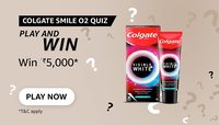 Amazon Colgate Smile O2 Quiz Answers Today