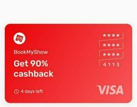 BookMyShow Get 90% Cashback up to 150 With Slice Card (User Specific & New Accounts)