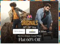 Myntra Originals 28-30th May | T-Shirts From Rs. 149 | Min 75% off