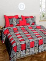 Double Bedsheet with 2 Pillow Covers 