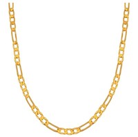 1 Gram Gold plated Chain For Boys and Man Gold-plated Plated Brass Chain