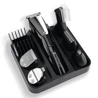 Zebronics ZEB-HT106 6 in 1 Grooming kit with Cordless/Cord use Trimmer, Styling tools,  90mins backup, fast charge, IPX6, 2 speed modes, Rounded tip blade, 4 guide combs, Washable add-ons and ABS(Black)