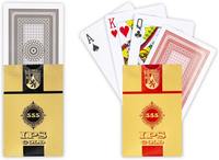 IPS Gold 555 Playing Cards, Bridge Size, 2 Decks of Cards (Supercoin Deal) (Min 2 Qty)