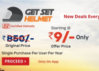 Droom Flash Sale Helmet from Rs.9