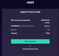 Voot Select Yearly Subscription offer : 78% OFF At Rs.224 Only [Limited Time Offer]