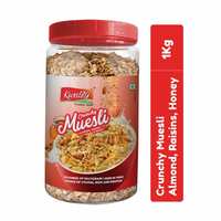 Kwality Crunchy Muesli- Almond, Raisins and Honey (1Kg Jar)