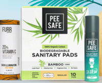 Peesafe Offer Rs.100 Off on orders above Rs.699 || Free Skin & Hair care kit worth Rs.599 on orders above Rs.1199