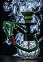 Fashion Bizz Green Color 9 inch Glass Hookah  (Green)
