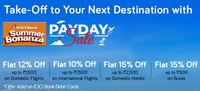 Yatra Pay Day : Flat 15% OFF upto Rs.2,500 Domestic Hotels using ICICI DC & Travel booking offers