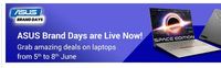 ASUS Laptops Mega Sale  Brand Days (5-8th June) - Product Starts From Rs.449