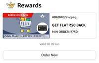 Amazon New Shopping offers : Get 50/55 cashback on 750/800 using Amazon Pay UPI / Amazon Pay Card [Working on gvs]
