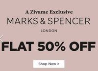 Zivame Exclusive - Marks & Spencer London Flat 50% Off + Extra 10% Coupon